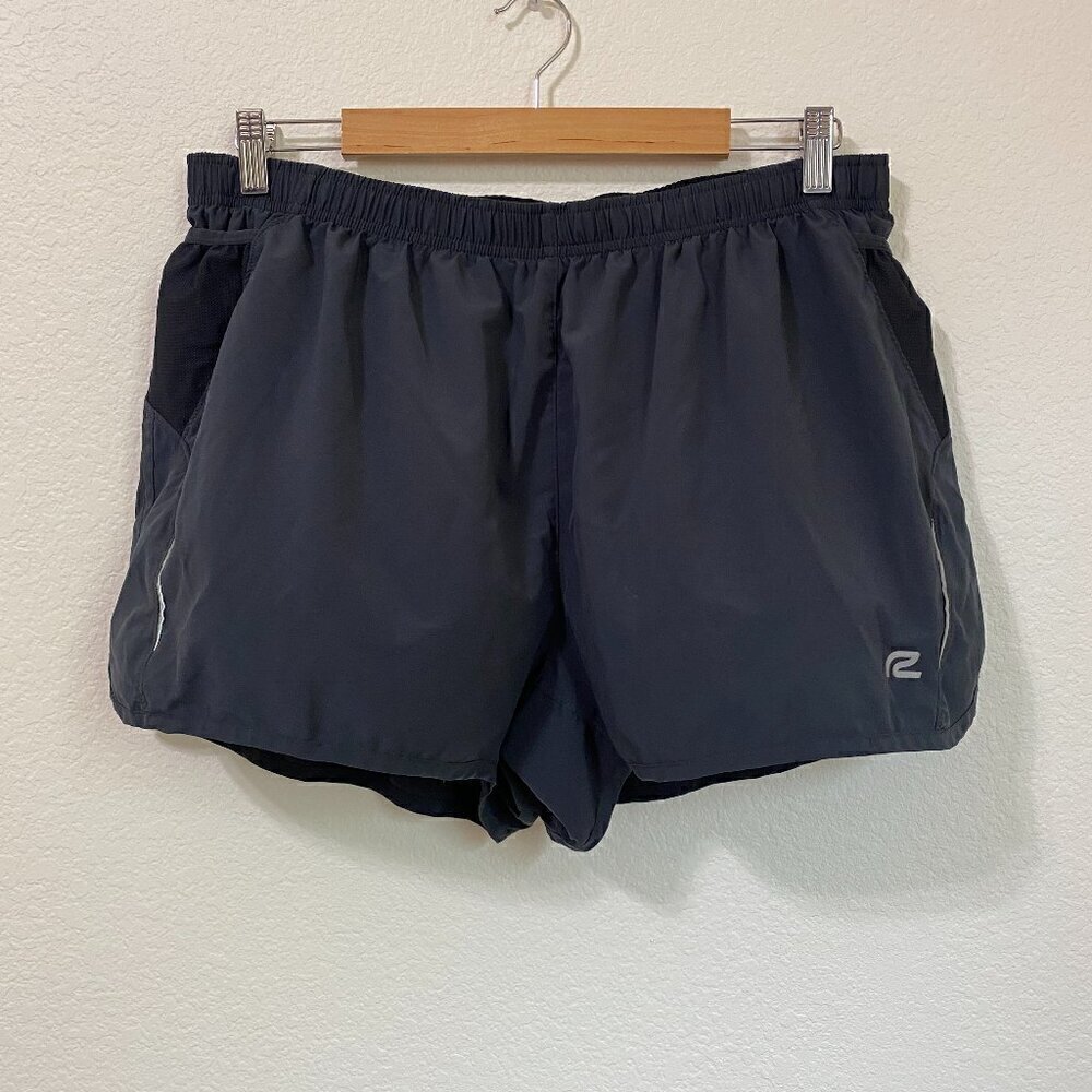 Road Runner Sports Men's XL Charcoal Running Shorts 3" Inseam lined w/ Pockets